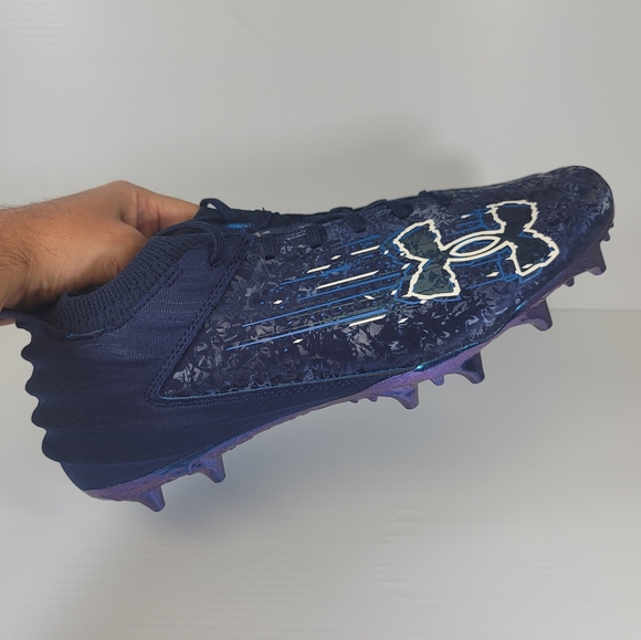Under Armour Blur 2 MC Suede Football Cleats Navy Blue 3027978-401 Men’s Size 13